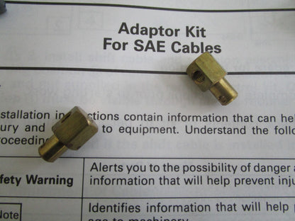 *NEW OEM* 0810 OMC Johnson Evinrude SAE Adapter Kit 174925 0174925