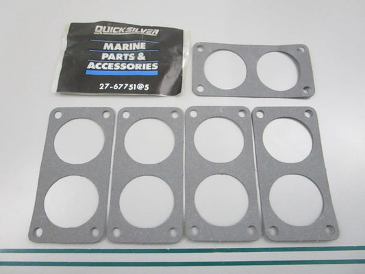 NEW OEM (LOT OF 5) 27-67751 Mercury Quicksilver Gasket 0810