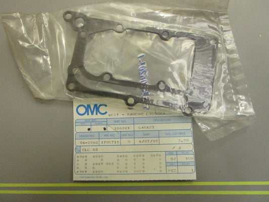 *NEW OEM* 0810 OMC Johnson Evinrude Gasket 306201 0306201