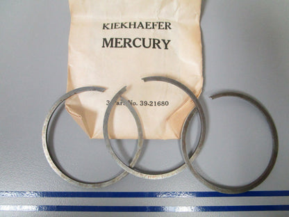 NEW OEM 39-21680 Mercury Quicksilver 3 Piston Ring Set 0810