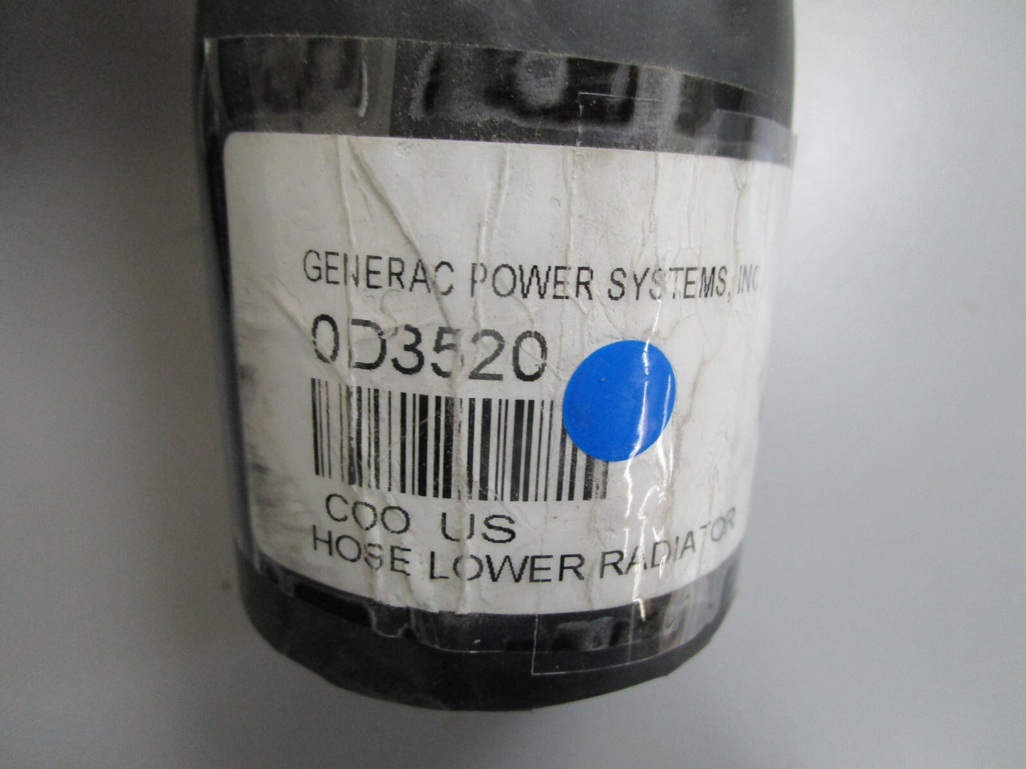 *NEW OEM* 0820 Generac Lower Radiator Hose 0D3520