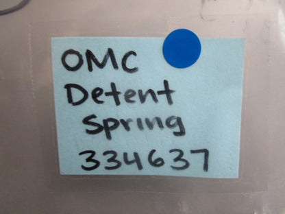 *NEW OEM* 0810 OMC Johnson Evinrude Detent Spring 334637 0334637