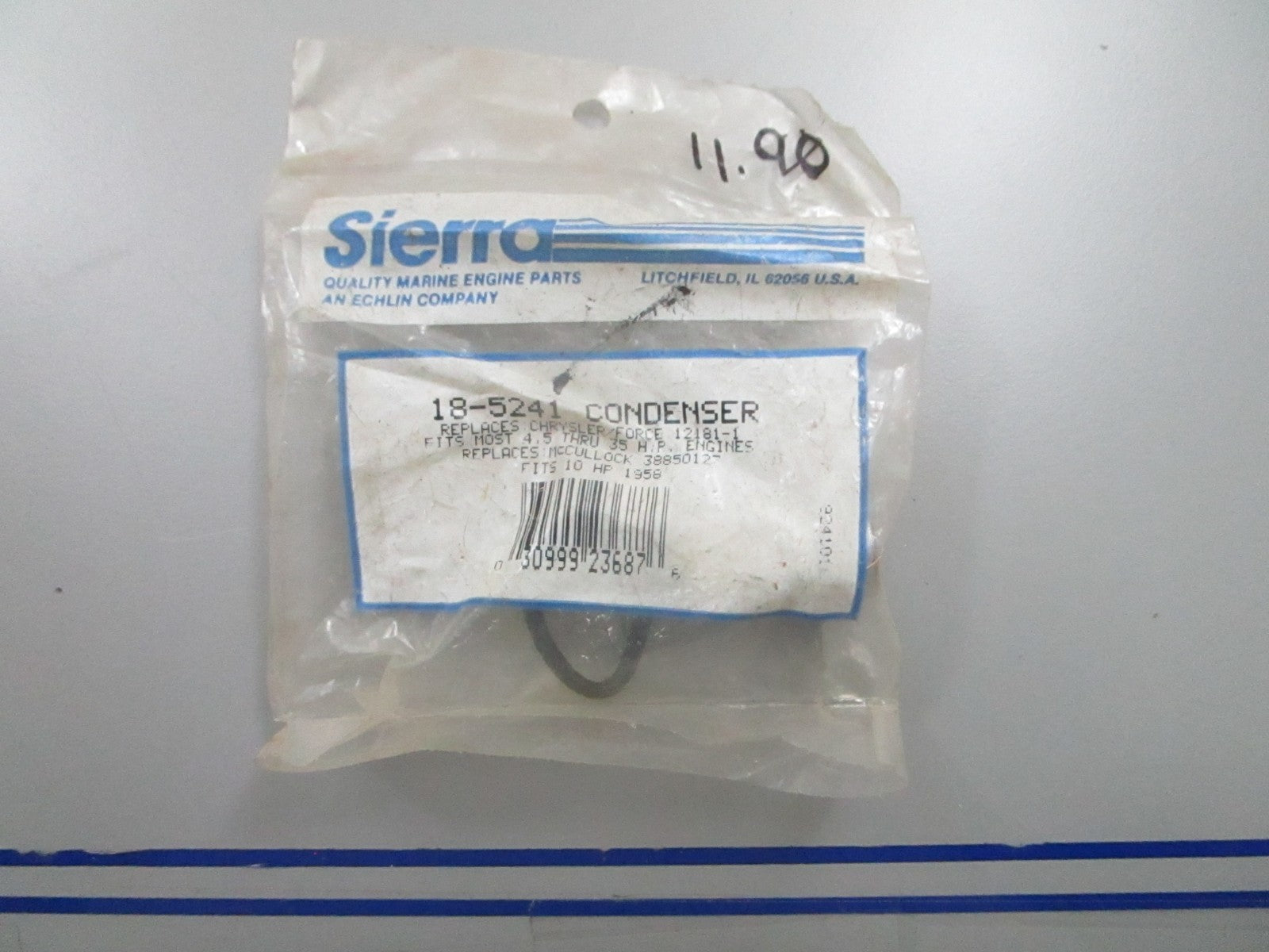 *NEW* 0810 Sierra Condenser 18-5241 Replaces: F12181-1