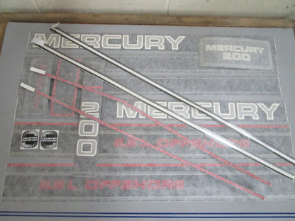 *NEW OEM* 0820 Mercury Quicksilver ME200XL Decal Set 37-808562A94