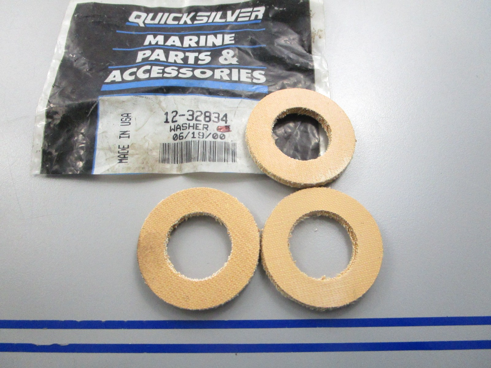 NEW OEM (LOT OF 3) 12-32834 Mercury Quicksilver Washer 0810