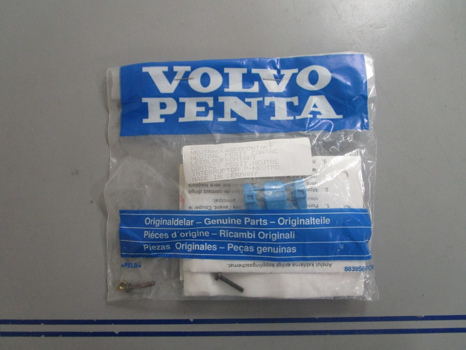 *NEW OEM* 0810 Volvo Penta Neutral Switch Kit 855352