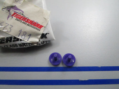 *NEW OEM* (LOT OF 2) 0810 Arctic Cat Purple Mushroom Domed Plug 1673-181