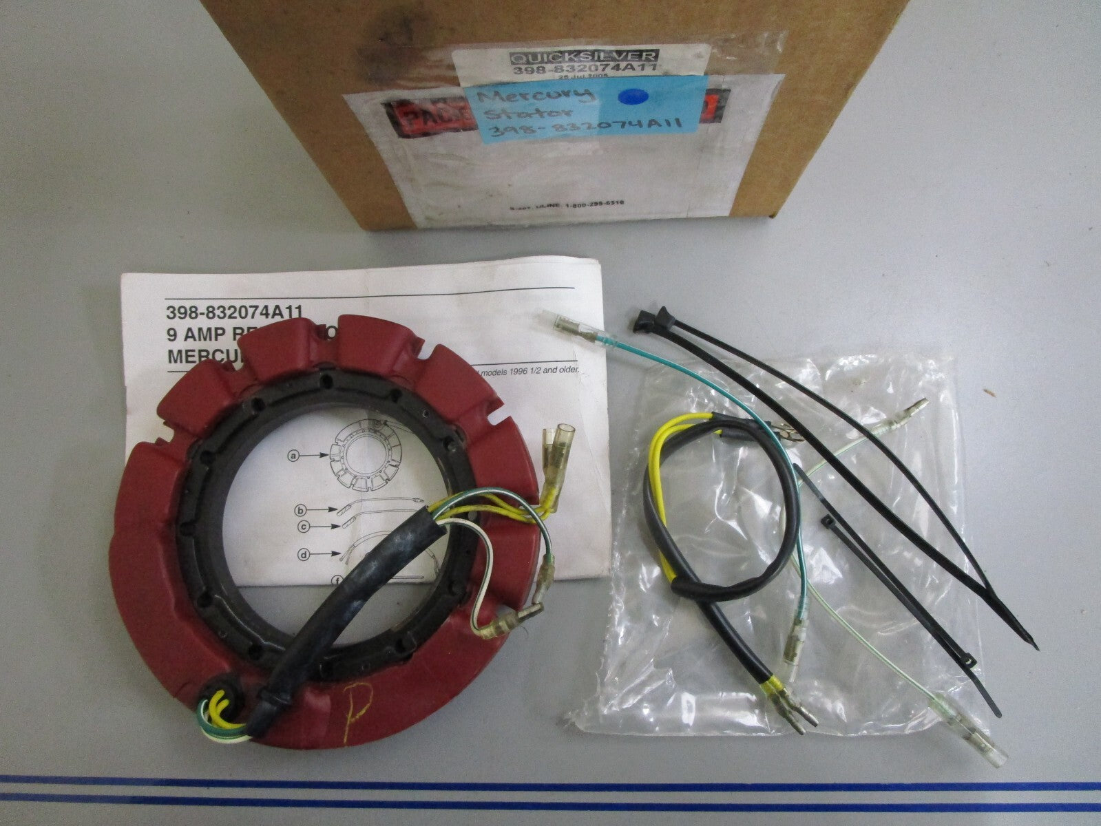 *NEW OEM* 0820 Mercury Quicksilver Stator 398-832074A11