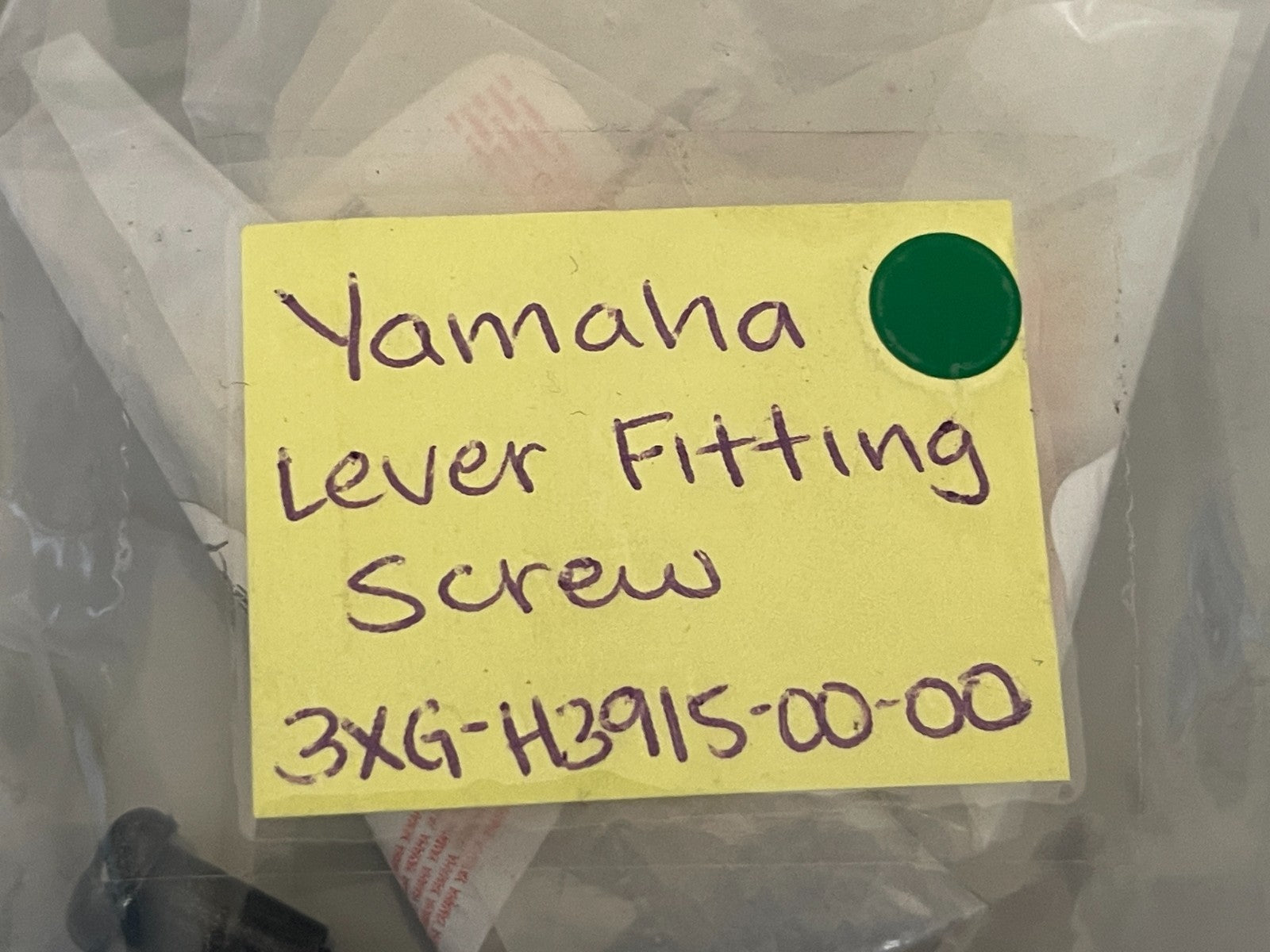 NEW OEM (LOT OF 5) 3XG-113915-00-00 Yamaha Lever Fitting Screw 0810