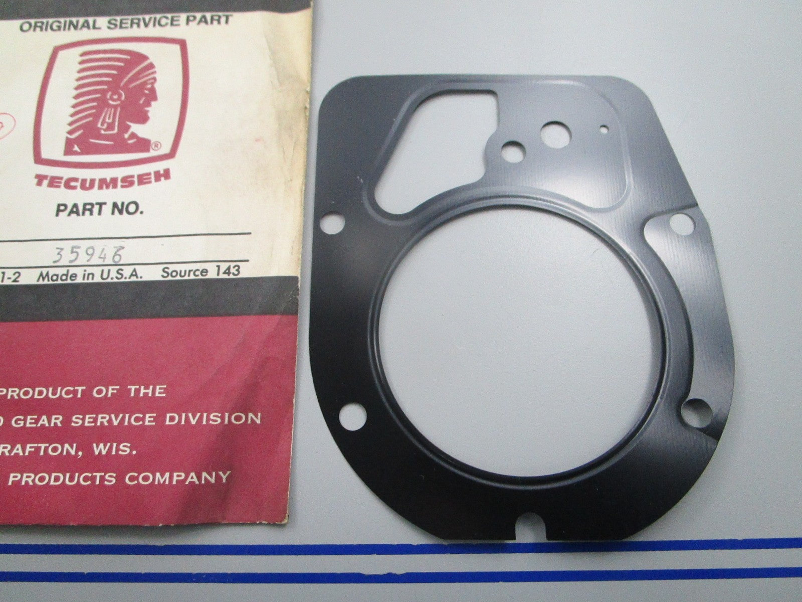 NEW OEM 35946 Tecumseh Gasket 0810