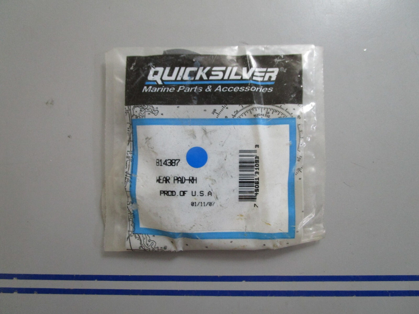 *NEW OEM* 0810 Mercury Quicksilver RH Wear Pad 814387