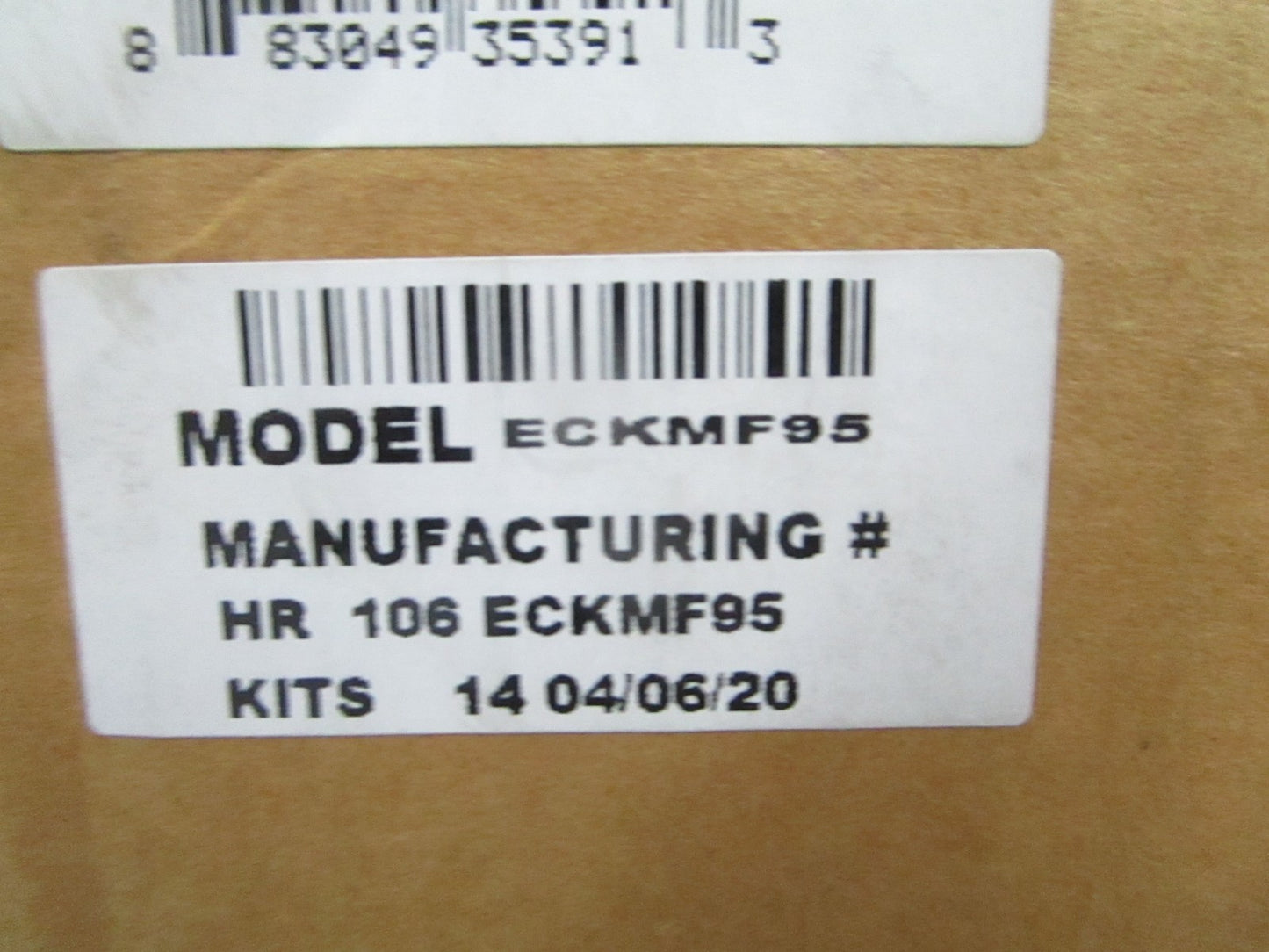 *NEW OEM* 0820 Whirlpool Ice Maker Kit ECKMF95