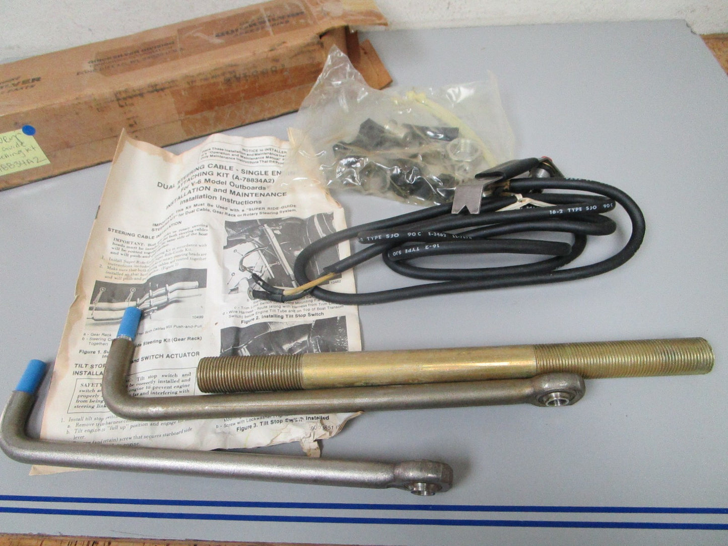 NEW OEM 78834A2 Mercury Quicksilver Ride Guide Attaching Kit 0720