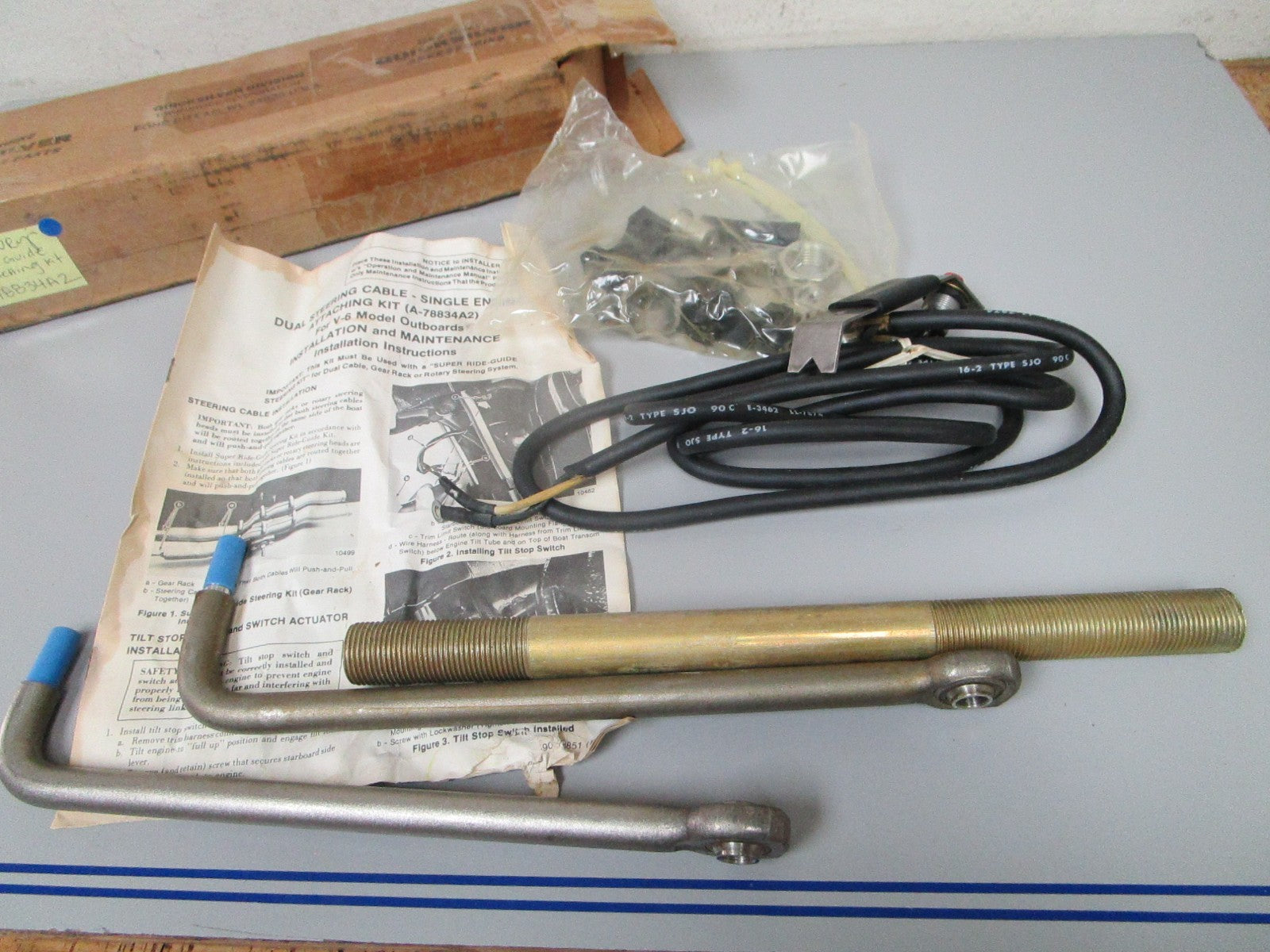 NEW OEM 78834A2 Mercury Quicksilver Ride Guide Attaching Kit 0720