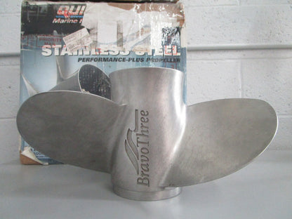 NEW OEM QS3326S Mercury Bravo 14×26 Stainless Steel Propeller 0820