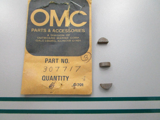 NEW OEM (LOT OF 3) 307717 0307717 OMC Johnson Evinrude Key 0810