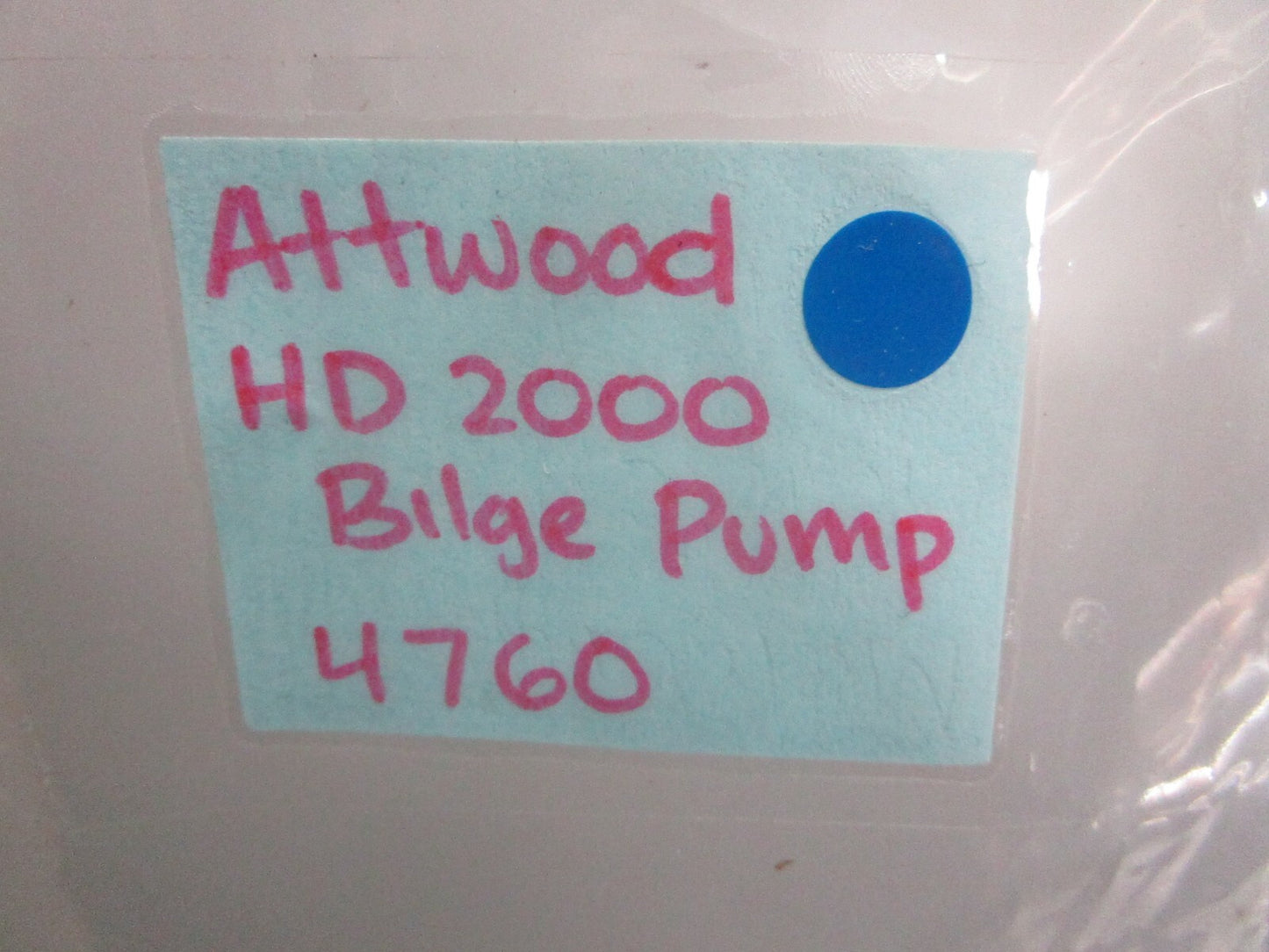 *NEW* 0820 Attwood HD2000 Bilge Pump 4760