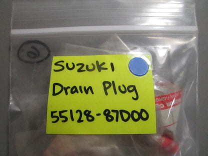 *NEW OEM* 0810 Suzuki Drain Plug 55128-87D00