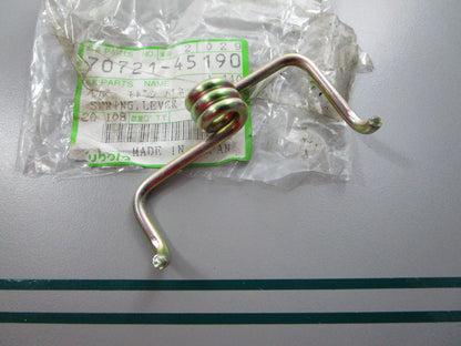 NEW OEM 70721-45190 Kubota Lever Spring 0810