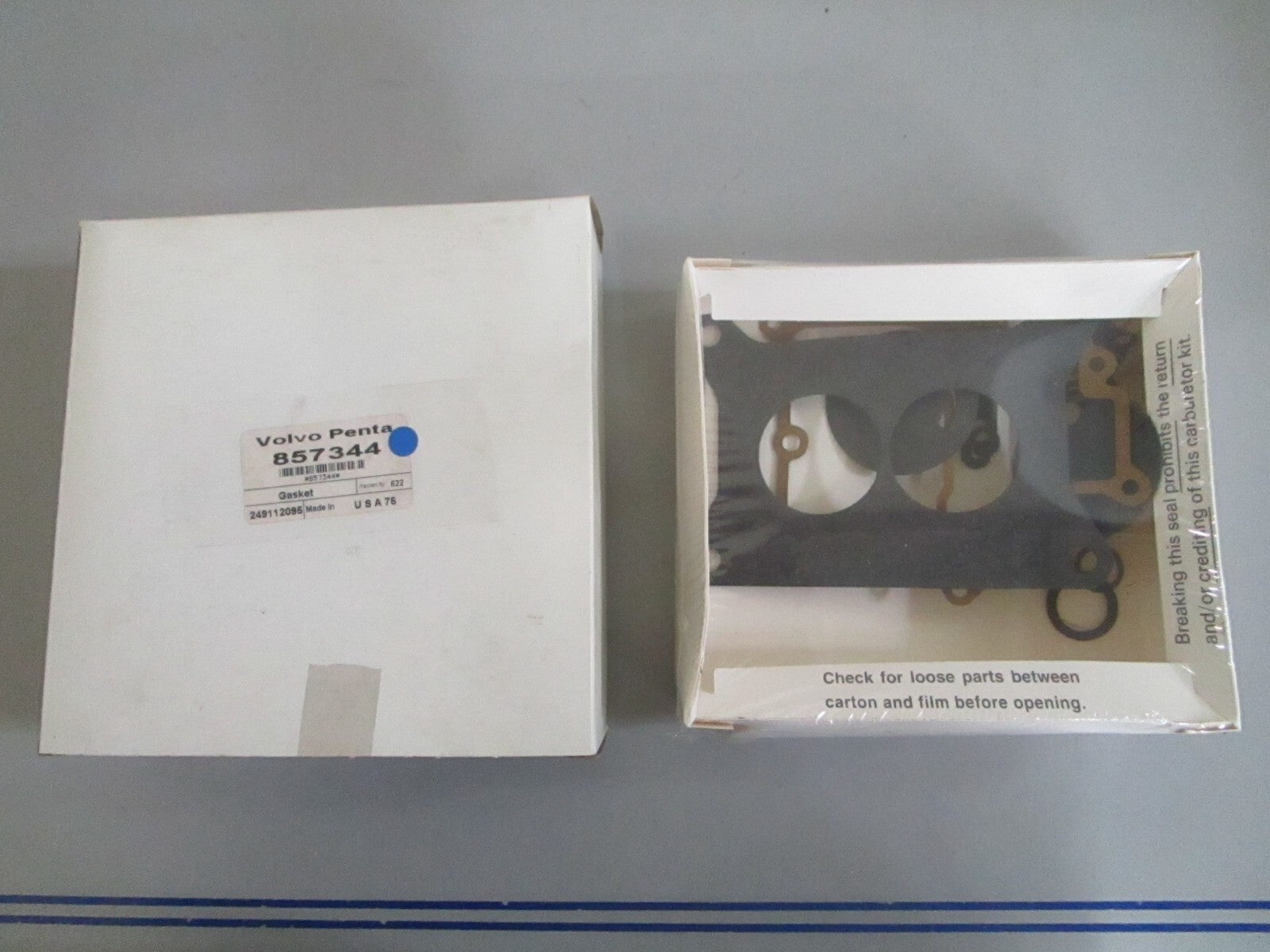 *NEW OEM* 0820 Volvo Penta Gasket Kit 857344