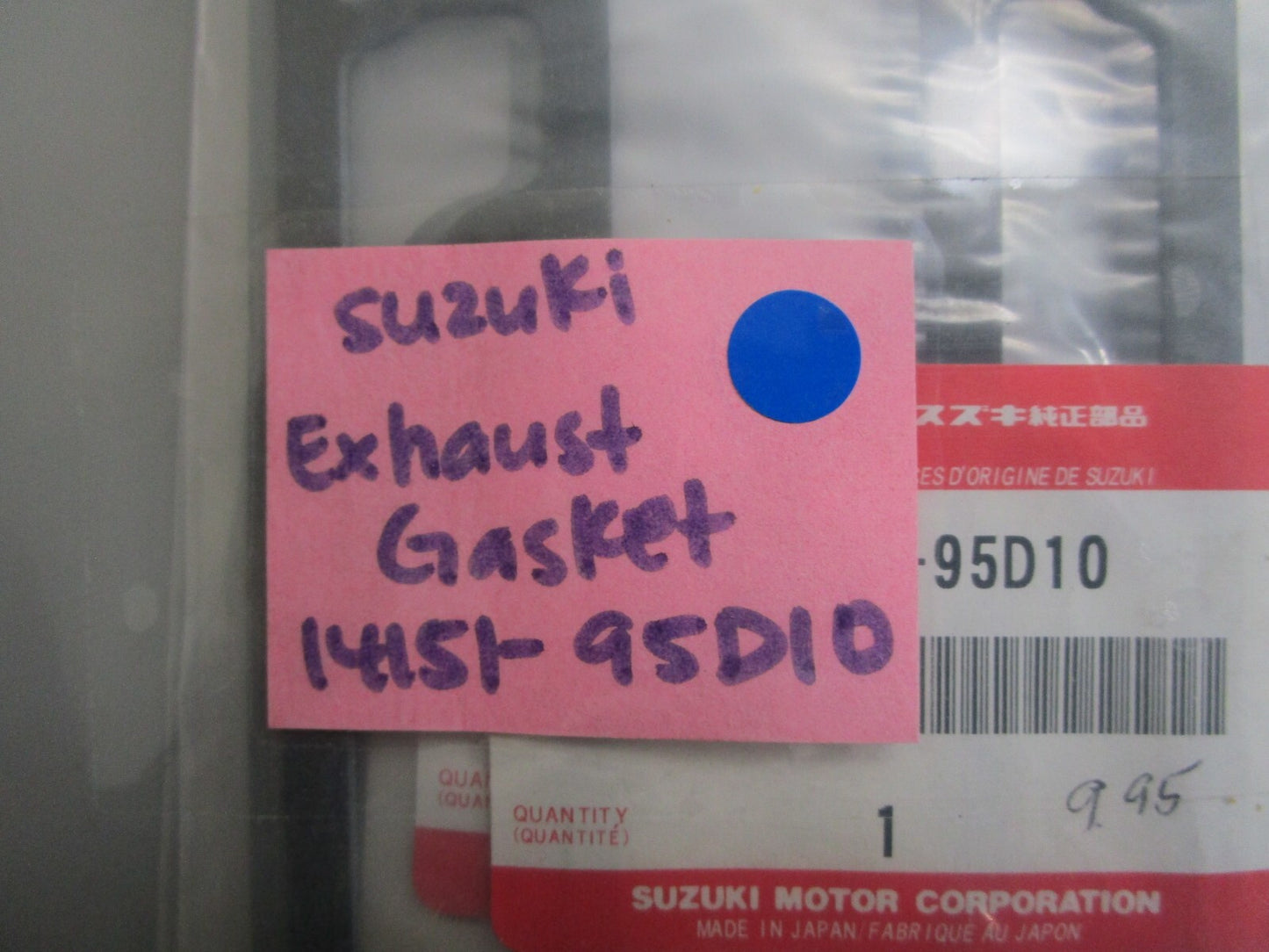 *NEW OEM* 0810 Suzuki Exhaust Gasket 14151-95D10