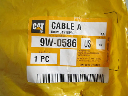 NEW OEM 9W-0586 CAT Cable 0820