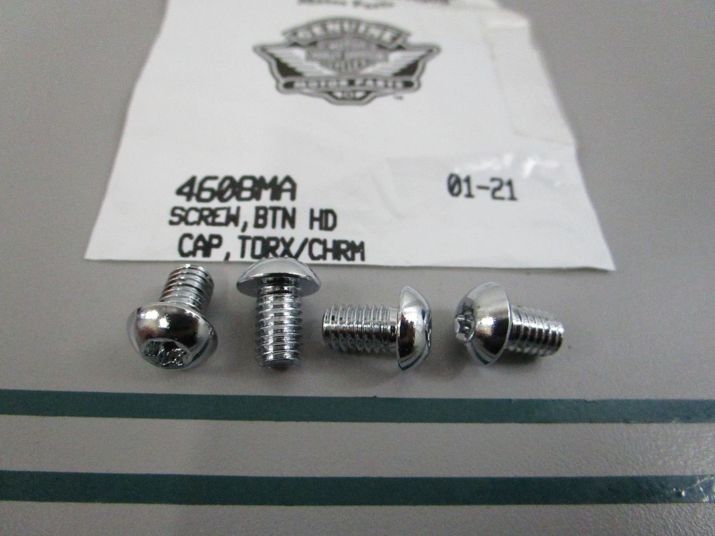 NEW OEM (LOT OF 4) 4608MA Harley Davidson Button Head Screw 0810