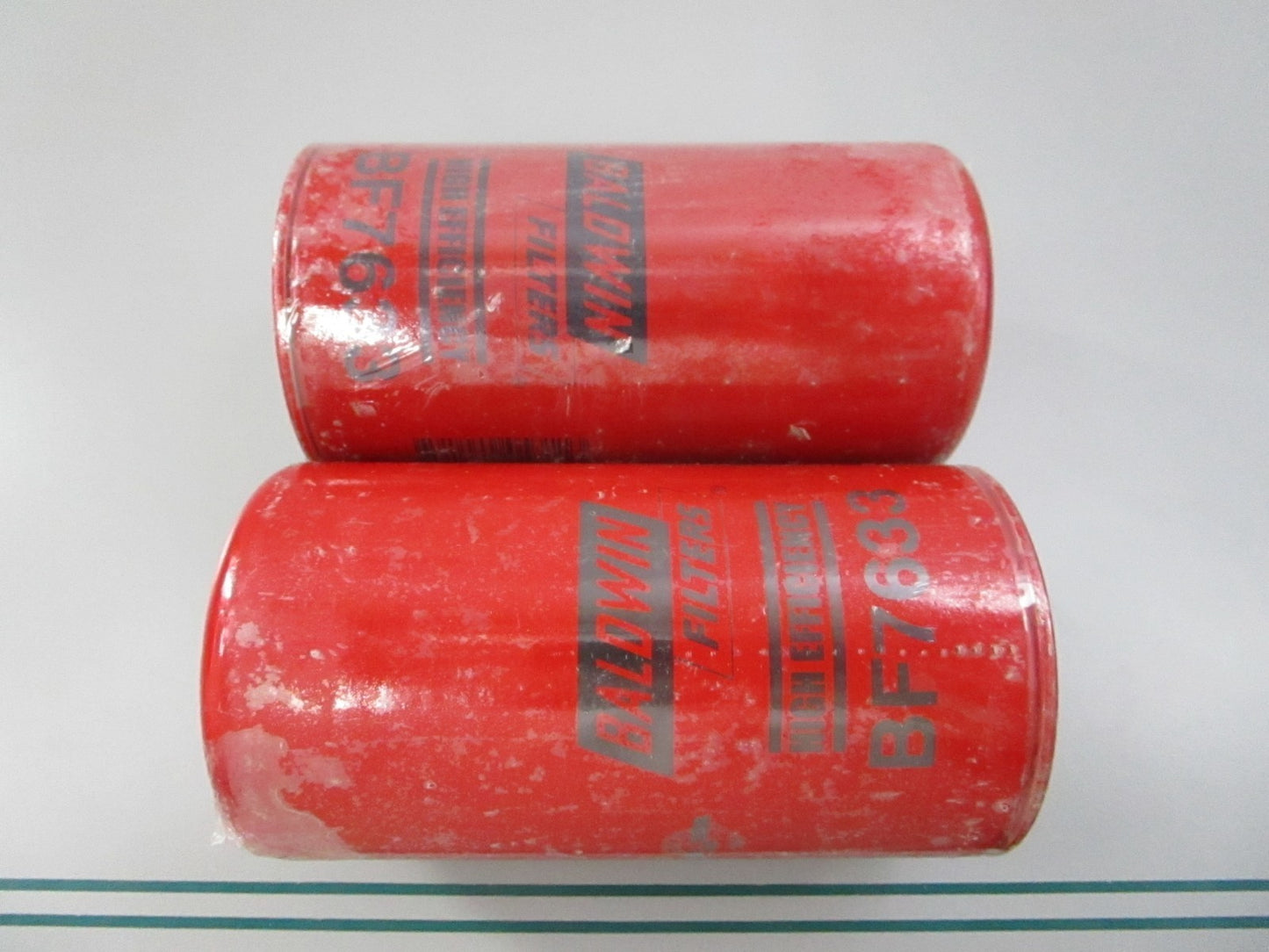 NEW (LOT OF 2) BF7633 Baldwin Fuel Filter 0810