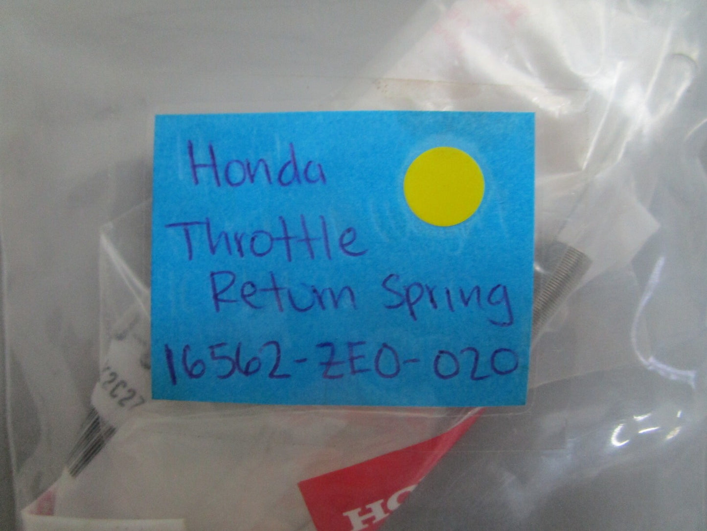 *NEW OEM* 0810 Honda Throttle Return Spring 16562-ZE0-020
