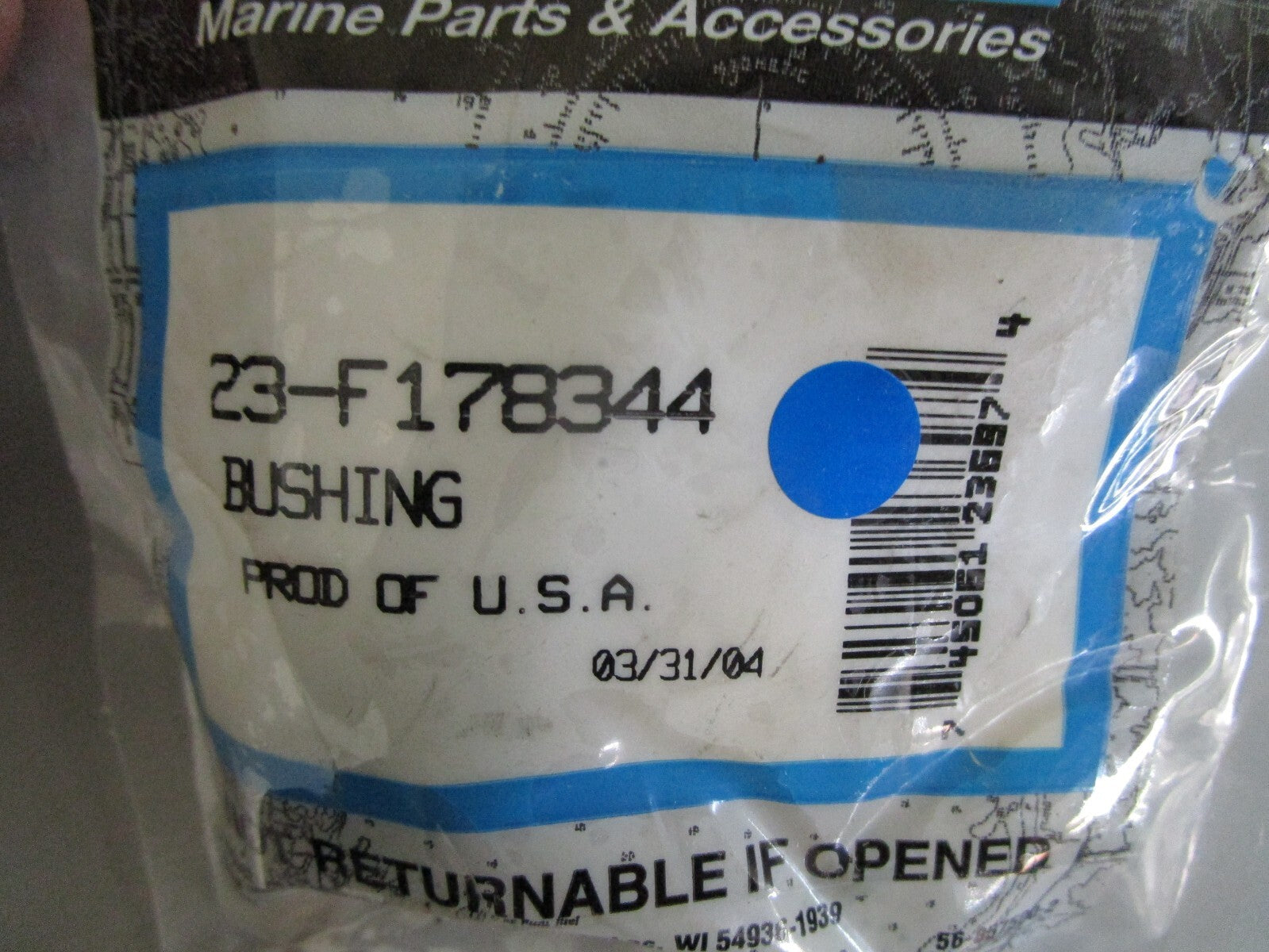 *NEW OEM* 0820 Mercury Quicksilver Bushing 23-F178344