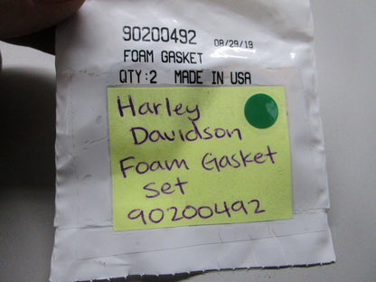 NEW OEM 90200492 Harley Davidson Foam Gasket Set 0810