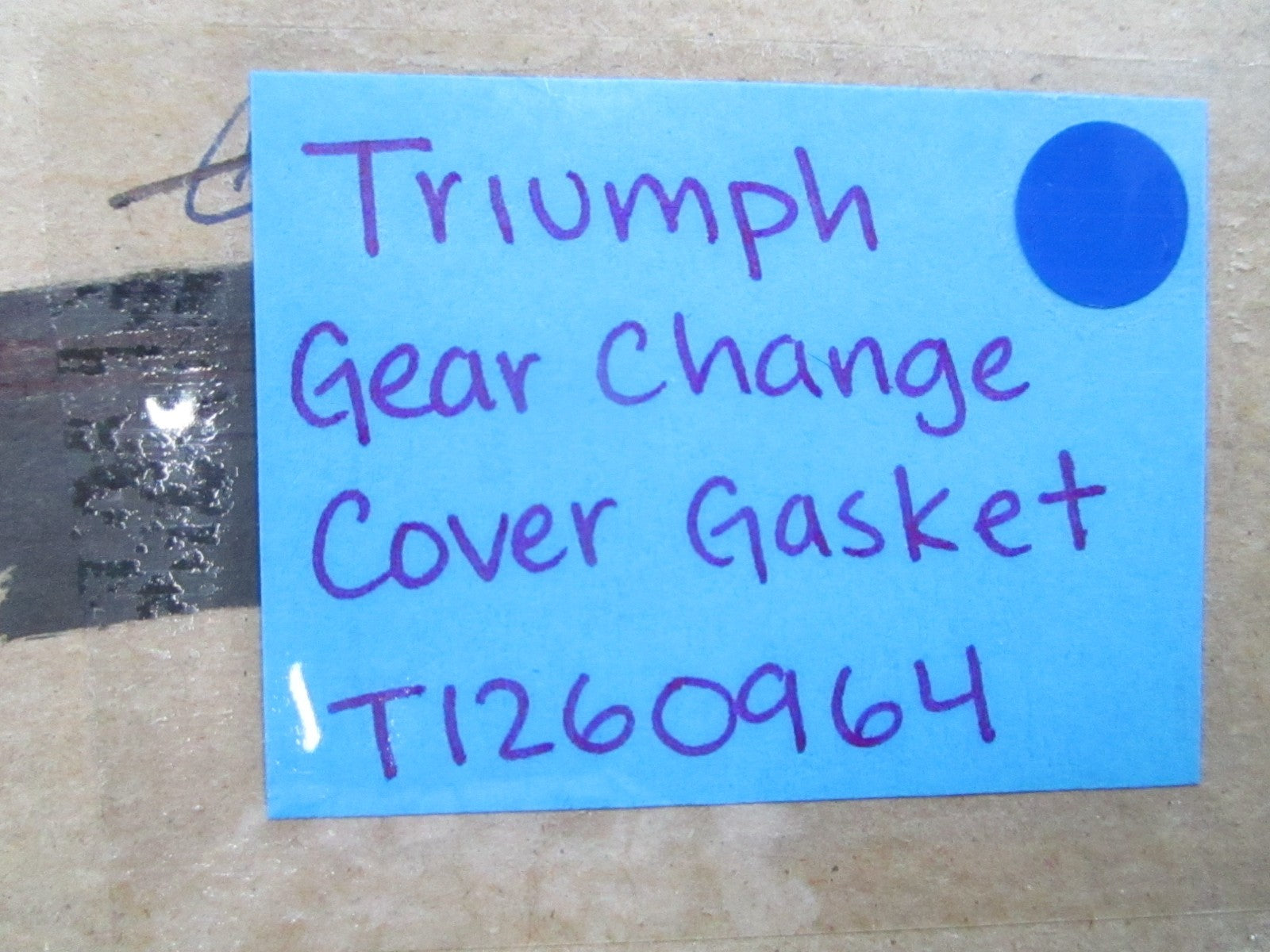 *NEW OEM* 0810 Triumph Gear Change Cover Gasket T1260964