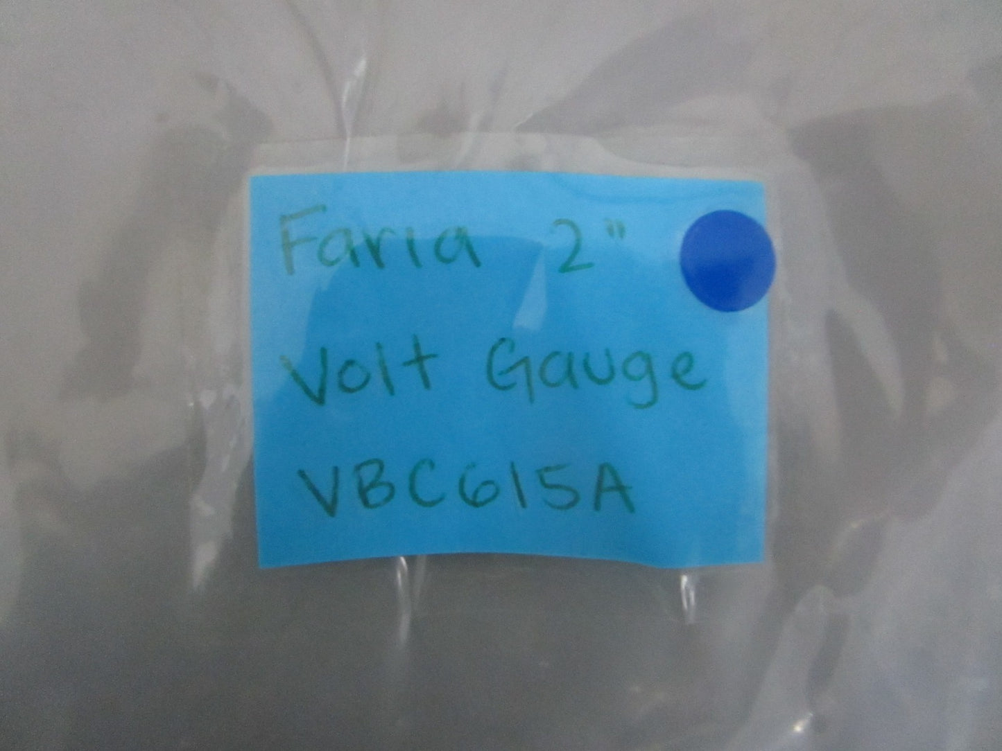NEW OEM VBC615A Faria 2" Volt Gauge 0820