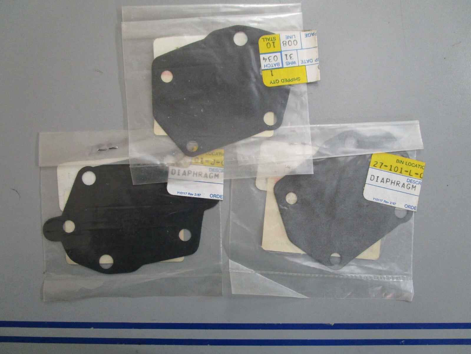 *NEW OEM* 0820 Yamaha Diaphragm 663-24411-00-00