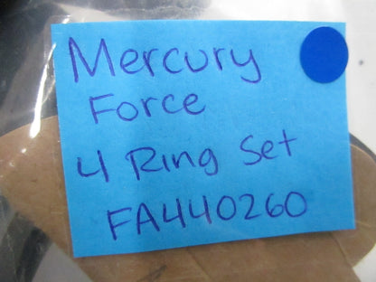 *NEW OEM* 0810 Mercury Force 4 Ring Set FA440260