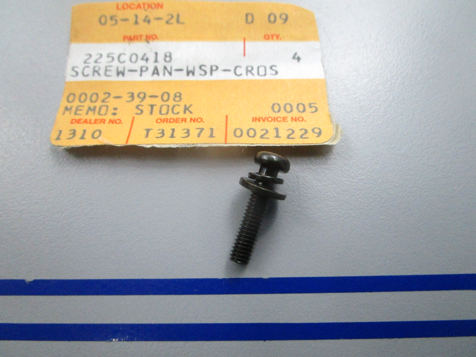 NEW OEM Kawasaki 225C0418 Screw 0810