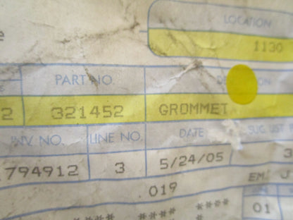 *NEW OEM* 0810 OMC Johnson Evinrude Grommet 321452 0321452
