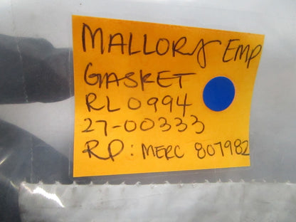 *NEW* 0810 Mallory EMP Gasket RL0994 27-00333 Replaces: Mercury 807982