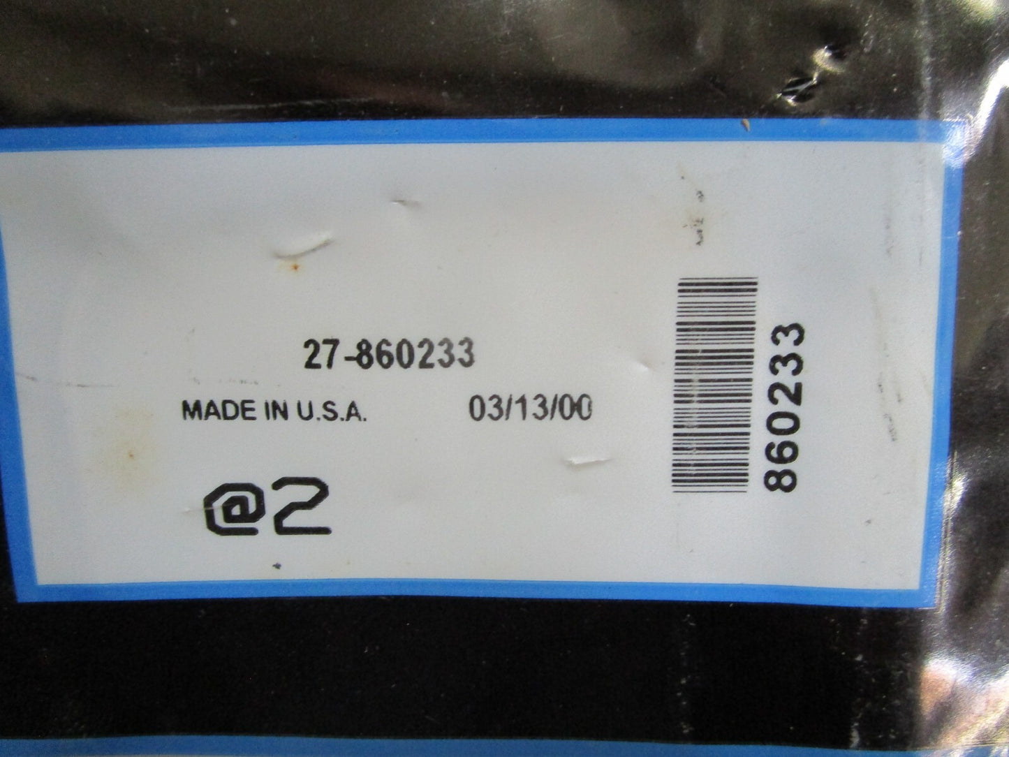 *NEW OEM* (LOT OF 2) 0810 Mercury Quicksilver Gasket 27-860233
