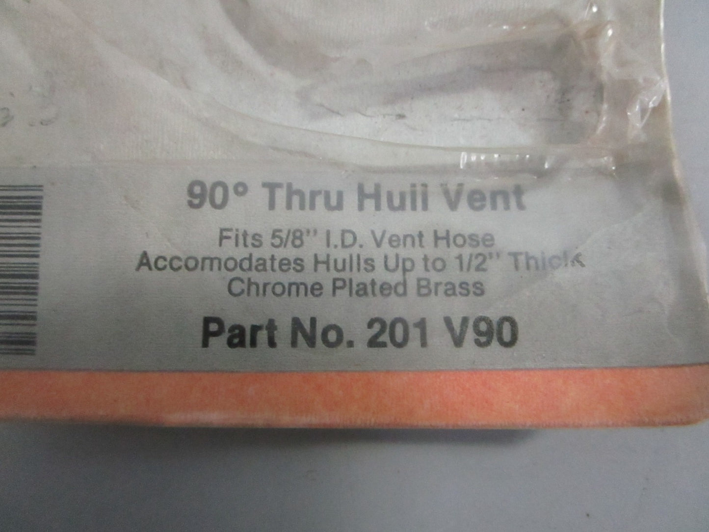 NEW OEM 201V90 Tempo 90° Thru Hull Vent 0820
