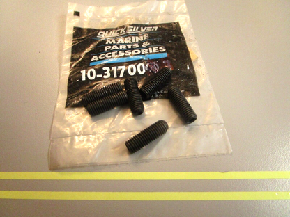 *NEW OEM* (LOT OF 5) 0750 Mercury Quicksilver SCREW 10-31700