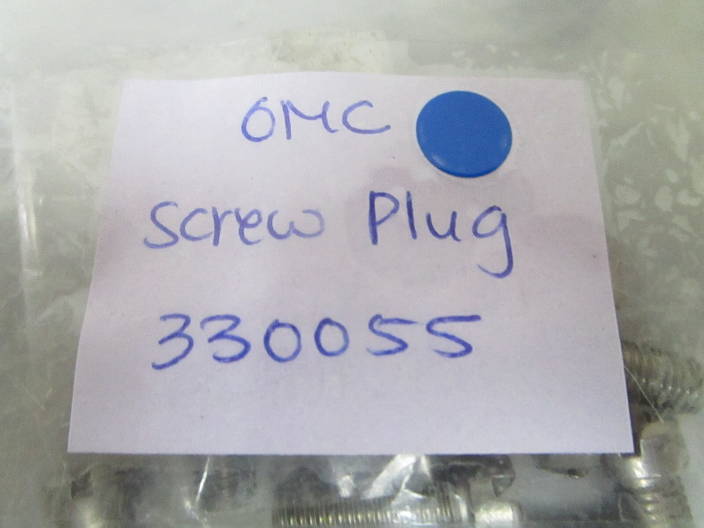 *NEW OEM* 0810 OMC Johnson Evinrude Screw Plug 330055 0330055