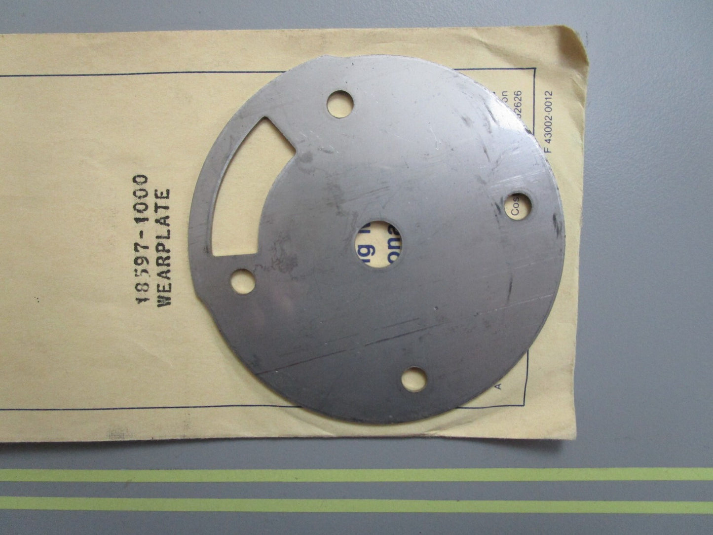 *NEW* 0810 Jabsco Wear Plate 18597-0000