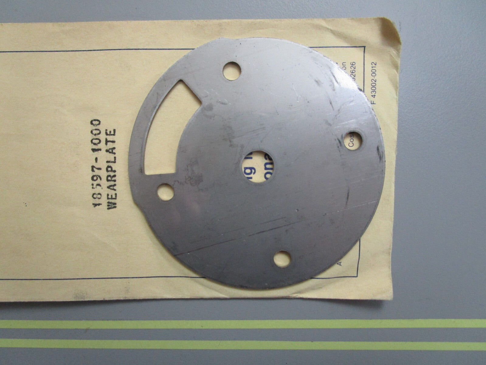 *NEW* 0810 Jabsco Wear Plate 18597-0000