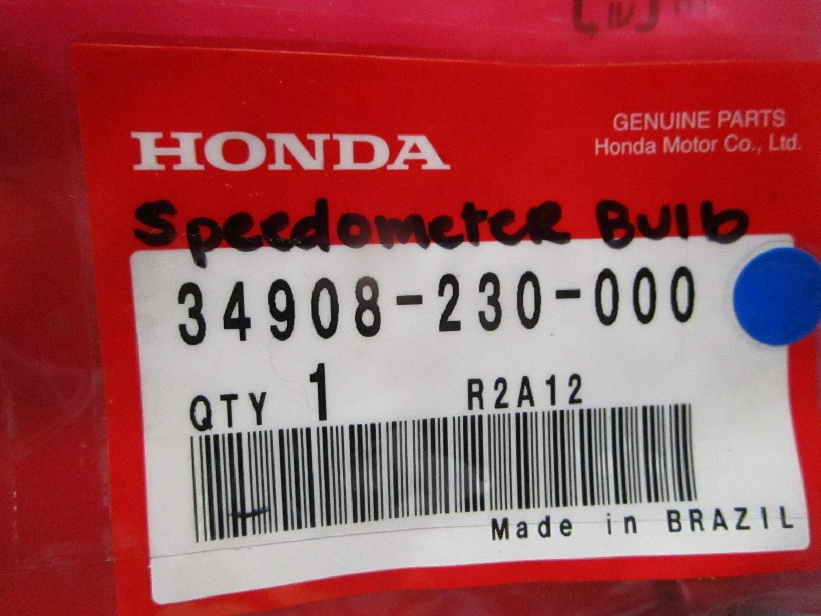 *NEW OEM* 0810 Honda Speedometer Bulb 34908-230-000