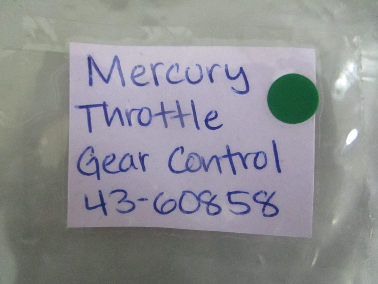 NEW OEM 43-60858 Mercury Quicksilver Throttle Gear Control 0820