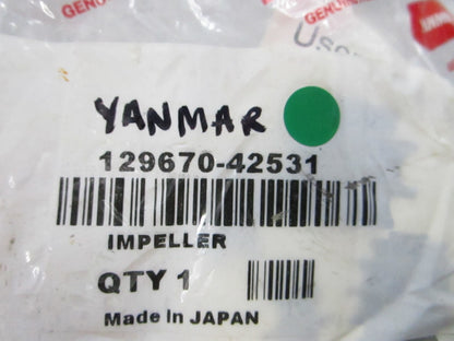 NEW OEM 129670-42531 Yanmar Impeller 0810