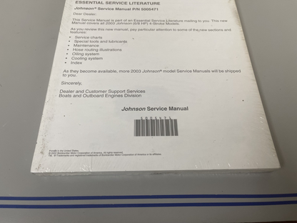 *NEW OEM* 0670 Johnson Evinrude Four Stroke 6-8 HP Service Manual 5005471