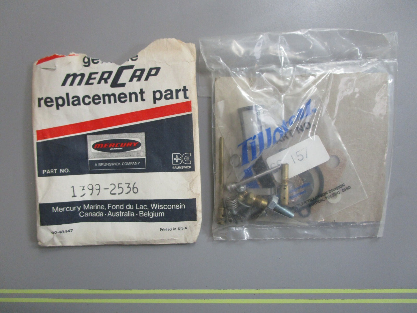 *NEW OEM* 0820 Mercury Quicksilver Carburetor Repair Kit 1399-2536