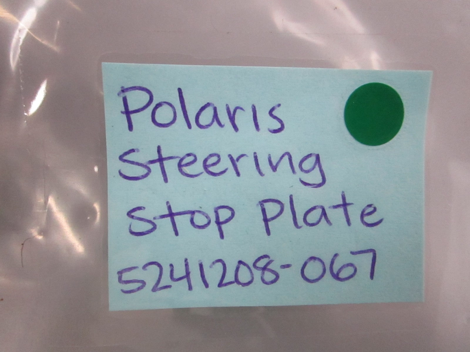 NEW OEM 5241208-067 Polaris Steering Stop Plate 0810
